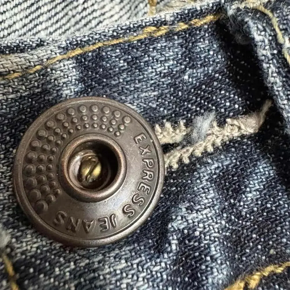 Express Kingston Classic Fit Blue Denim Jeans